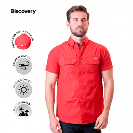 CAMISA M/C CAB  DX4578-308-80242RED