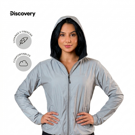 CAMPERA DISCOVERY PARA DAMA  DX4578-108-80262SLV