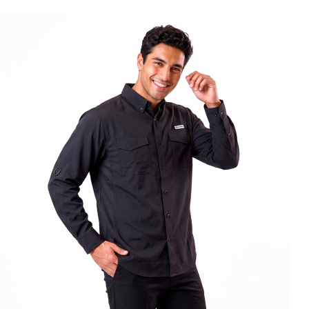 CAMISA ML CAB DX5078-308-83601BLK