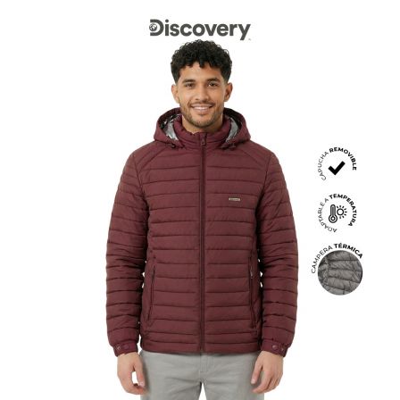 CAMPERA TERMICA CABABALLERO CLASICA BORDO