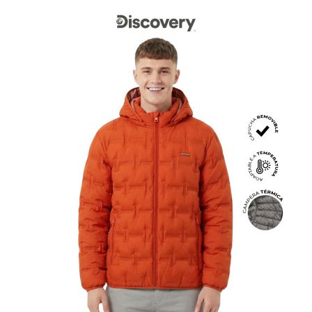 CAMPERA TERMICA CABABALLERO MODERNO ROJO