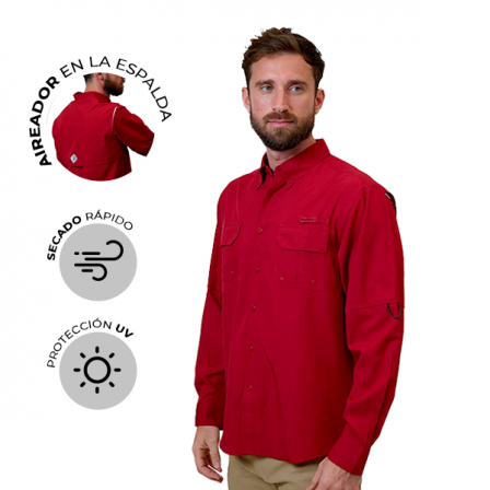 CAMISA DISCOVERY TALLE PLUS  DX1477-308-78392LWN