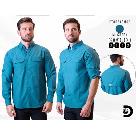 CAMISA M/L P/CAB  DX4578-308-80243MGR