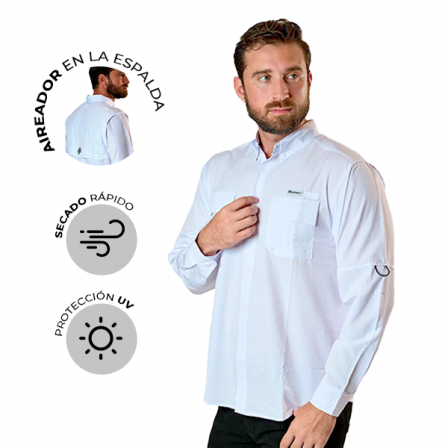 CAMISA DISCOVERY  DX1478-308-83124WHT